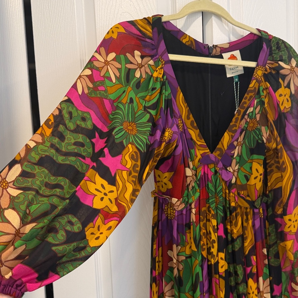 FARM Rio Multicolor Floral Dress - Picture 7 of 11